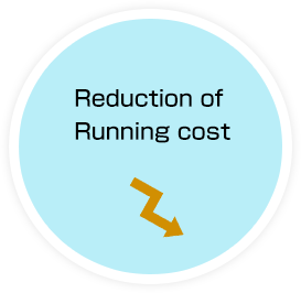Reduction of Running cost